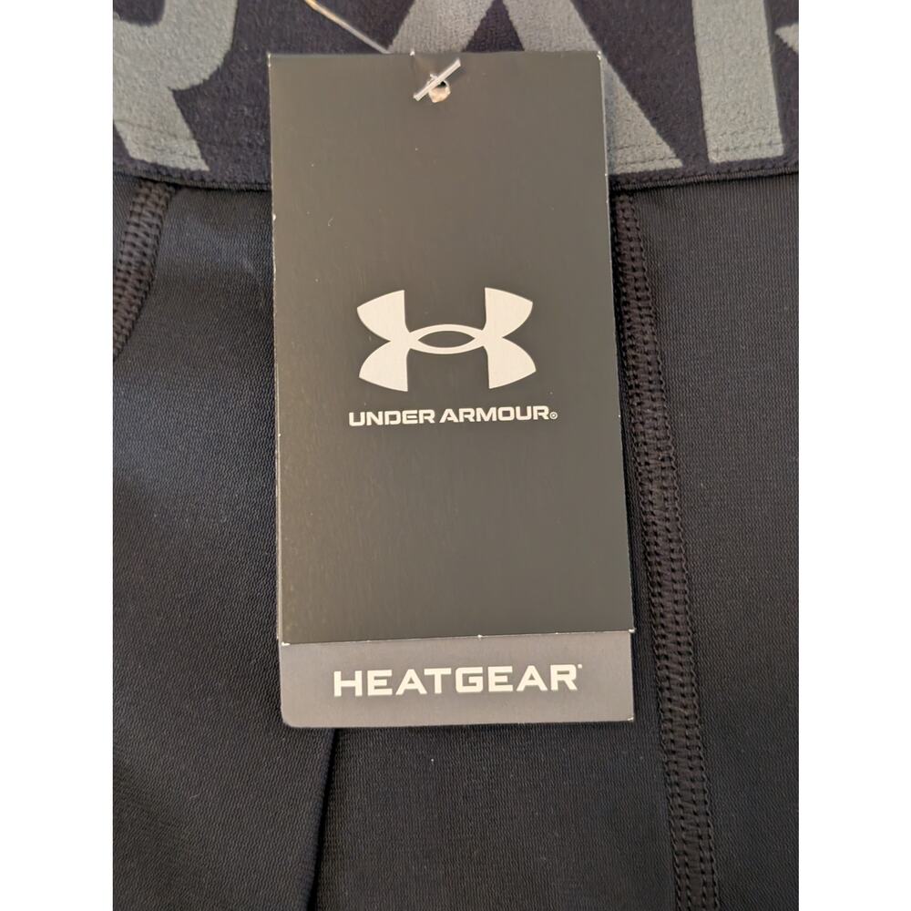 NWT Under Armour Men's Size XL Black HeatGear 9" Compression Shorts (0880) - Picture 6 of 12